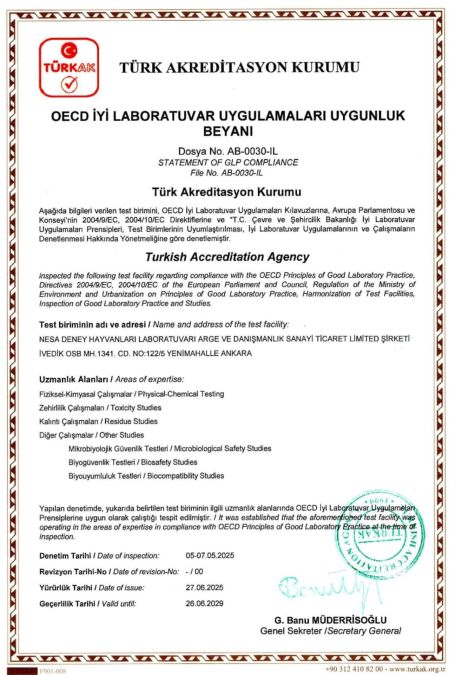 GLP Uygunluk Beyanı